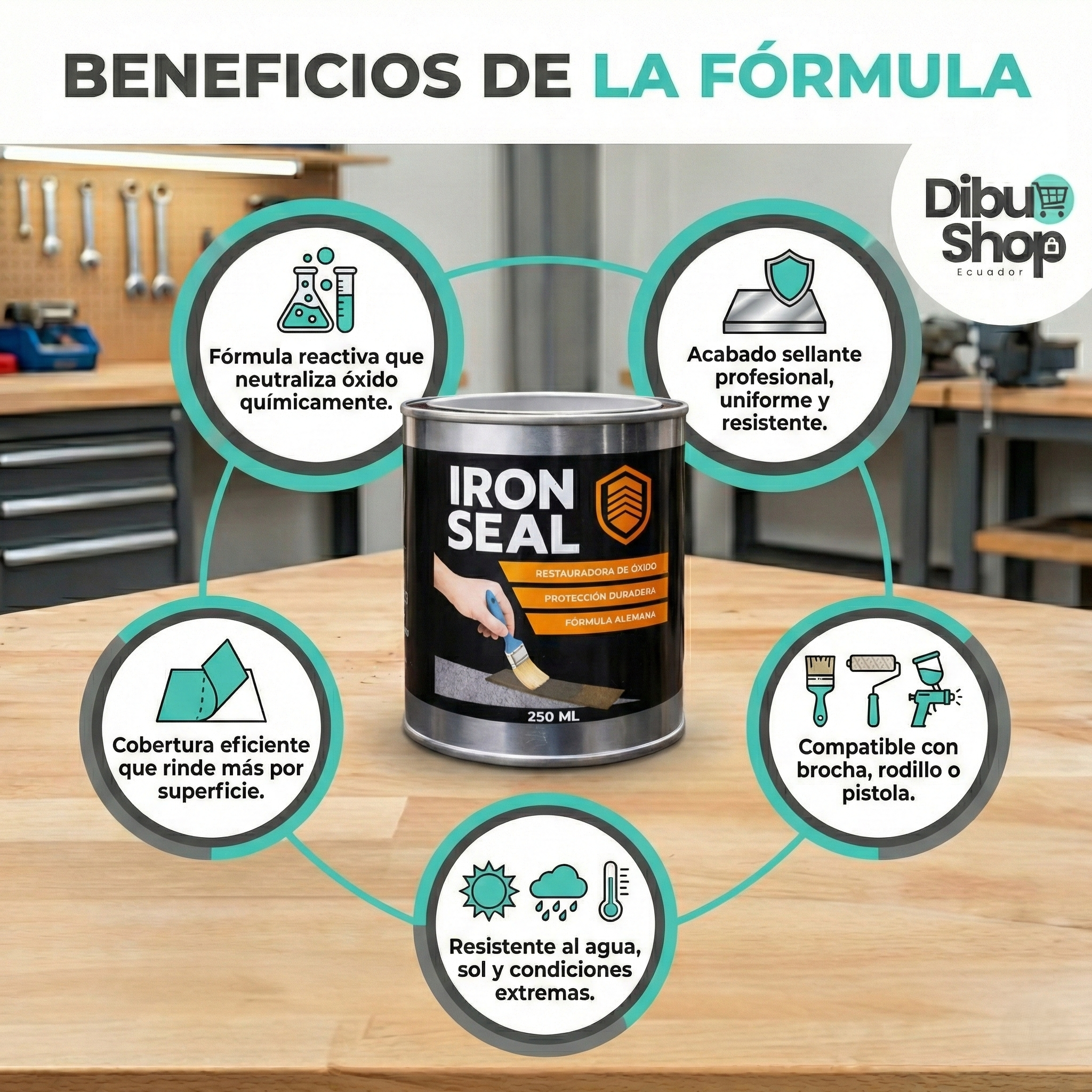 🔥 IronSeal – Destruye el Óxido Sin Lijar