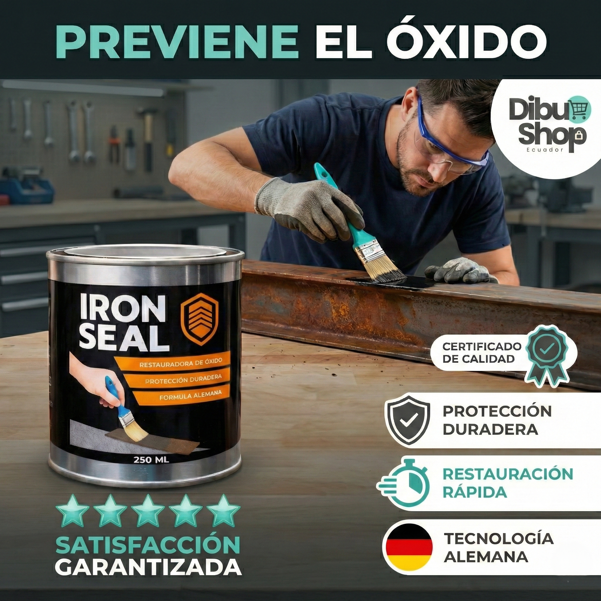 🔥 IronSeal – Destruye el Óxido Sin Lijar